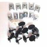 Set cleme fixare scut motor BMW X3 (F25), 11.2010-08.2017, 26 buc,acoperiri sub motor