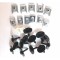 Set cleme fixare scut motor BMW X3 (F25), 11.2010-08.2017, 26 buc,acoperiri sub motor