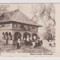 Biserica veche Calimanesti Carte postala circulata 1928