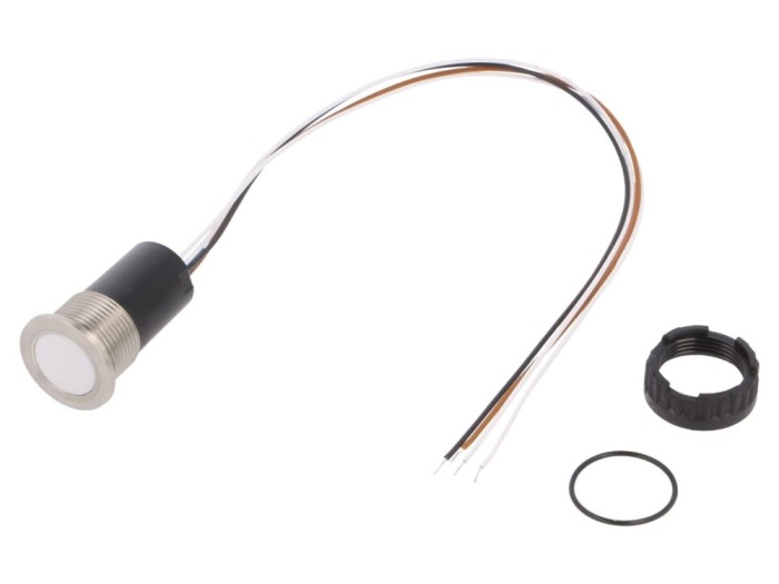 Comutator capacitiv SPST IP67, LED