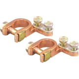 Borne baterie auto, din bronz, 2 buc / set
