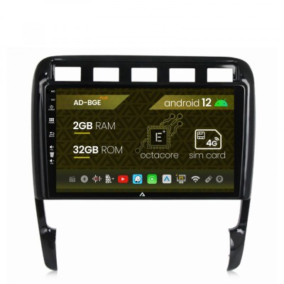 Navigatie Porsche Cayenne (2002-2010), Android 12, E-Octacore 2GB RAM + 32GB ROM, 9 Inch - AD-BGE9002+AD-BGRKIT057 foto