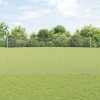 VidaXL &Icirc;ngrădire cu st&acirc;lpi Argintiu 1.4 x 50 m Oțel