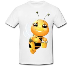 Tricou &amp;quot; Vector honey bee &amp;quot; foto
