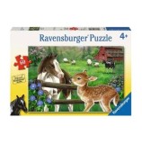 Cumpara ieftin Puzzle Ravensburger - Calut si caprioara, 60 piese