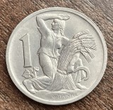 C50 - Moneda foarte veche - Cehoslovacia - 1 koroana - 1930