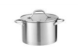 Oala din inox Zilan ZLN1351, 3L Diametru 20 cm, manere nituite, Compatibil gaz, inductie &amp; electric, Compatibil masina de spalat vase