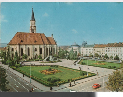 CPI B 11619 CARTE POSTALA - CLUJ. PIATA LIBERTATII foto