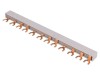 Bară Colectoare 4 Poli EATON ELECTRIC Euro-Vario 10mm&sup2;, 12 Module, 63A, Cupru