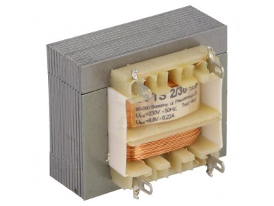 Transformator Alimentare 2VA 230VAC 8,8V 0,22A foto