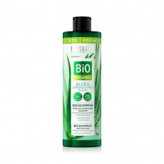 Sampon pentru par, Eveline Cosmetics, BIO Organic, Vegan, impotriva caderii parului, cu Aloe Vera, 400 ml