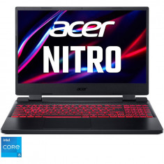 Laptop Gaming Acer Nitro 5 AN515-58 cu procesor Intel® Core™ i5-12450H pana la 4.40 GHz, 15.6 Full HD, IPS, 144Hz, 16GB, 512GB SSD, NVIDIA® GeForce RT