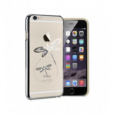 Husa Capac Astrum DRAGONFLY Apple iPhone 6/6s Plus Gri Swarovski foto