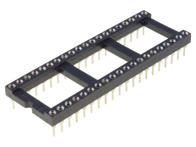 Soclu DIP40 THT 2,54mm pentru circuite integrate foto