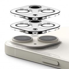 Folie Camera pentru iPhone 15 / 15 Plus (set 2), Ringke Camera Protector Glass, Clear