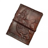 Agenda-Jurnal ELEFANT, Coperta Piele Ecologica, 100 File, 13x10x2 cm