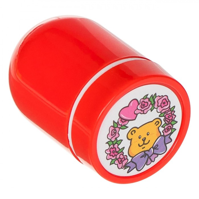 Set Stampile Rotunde, Ursuleț, 7 Bucăți, Multicolor, 3x4cm
