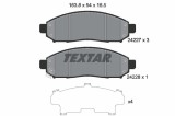 TEXTAR 2422701 set placute frana,frana disc