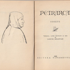 PETRARCA - SONETE ( COLECTIA CELE MAI FRUMOASE POEZII )