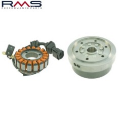Magnetou (stator aprindere) complet Aprilia Atlantic - Scarabeo &ndash; Malaguti Madison - Piaggio Beverly &ndash; X9 Evo 4T LC 250cc