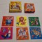 CUBURI cu imagini din spectacole de CIRC - joc tip puzzle, jucarie veche 1970