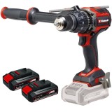 Einhell TP-CD 18/120 Li-i BL PXC + Twinpack CB - Masina de gaurit si insurubat cu percutie 120 Nm motor fara perii + Set 2 acumulatori Li-Ion 18 V 2.5