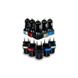 Incarcator Auto 3in1 Astrum WC250, 3.4A, 5V, Cablu MicroUSB, Gri - Incarcare Rapida Telefon