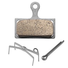 Placute de frana Shimano G04TI, metal &amp; arc, 1 pereche Cod:Y8LW98010