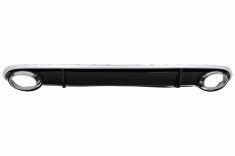 Difuzor Bara Spate si Ornamente Evacuare Audi A4 B8 Pre Facelift (2007-2011) Sedan Avant RS4 Design Performance AutoTuning