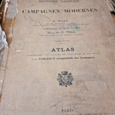 Histoire abregee des campagnes modernes - C. Vial Atlas