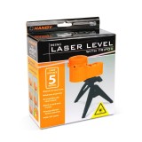 Nivela Laser Mini cu Trepied - 105 x 50 x 60 mm - 3 x AG13