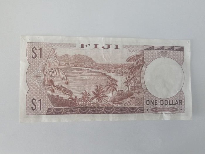 Fiji 1 Dollar 1974 Rara