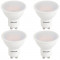 Set 4 Spoturi Led GU10, 6W, 220V lumina calda DLF 3060