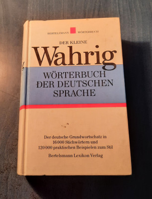 Der Kleine Wahrig worterbuch der deutschen sprache foto