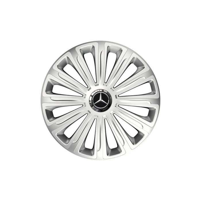 Set 4 capace roti Cu Inel Cromat Trend R16 pentru gama auto Mercedes-Benz