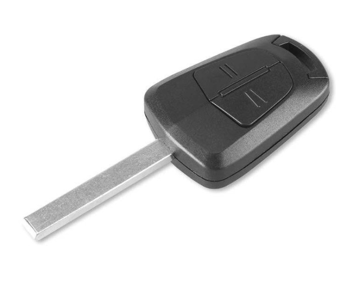 Cheie Cu Telecomanda Opel Astra H, Zafira B - 2 Butoane, fixa AutoProtect KeyCars