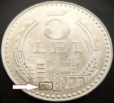 Cumpara ieftin Moneda 5 LEI - RS ROMANIA, anul 1978 * cod 5435 = UNC picior stang mai mic