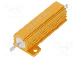 Rezistor bobinat cu radiator 3,3&Omega; 50W &plusmn;5% 50ppm/&deg;C SR PASSIVES