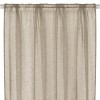 Perdea Decorativă, Tifon, Poliesters, Culoare Bej, 140x260cm, Oem