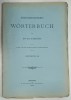RUMANISCH - DEUTSCHES WORTERBUCH von Dr. H. TIKTIN , FASCICOLA 13 , 1908, TEXT IN ROMANA SI GERMANA