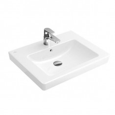 Lavoar pentru mobilier Villeroy & Boch, Subway 2.0, 65 x 47 cm, alb alpin