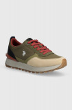 U.S. Polo Assn. sneakers JASPER culoarea verde, JASPER001M 4HN1, U.S. Polo Assn.