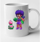 Cana alba personalizata Brawl Star - Rosa, INOVATIX&reg;. 330 ml, Oem