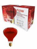 Bec infrarosu pentru incubator R125 250W E27 2900K (lumina rosie) Flow FBR250W-C