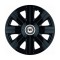 Set 4 Capace Roti, potrivite jantelor de R14, pentru Fiat, model Cosmos Negru