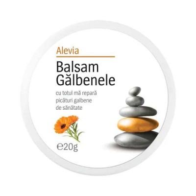 Balsam Galbenele 20 grame Alevia foto