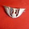 Insigna FFI -Fortele Franceze interioare -metal argintat -ww2 ,L= 4cm A.Bertrand