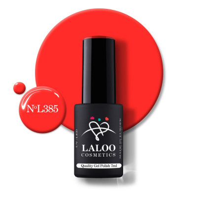 385 Coral Neon | Laloo gel polish 7ml foto