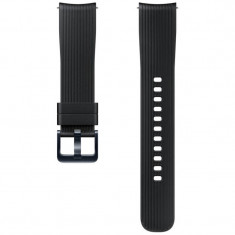 Curea smartwatch Samsung Silicone Strap 20 mm Black pentru Samsung Galaxy Watch 42 mm foto
