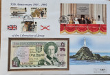 Jersey 1 lira pounds 1995 Liberation of Jersey seria LJ, Europa